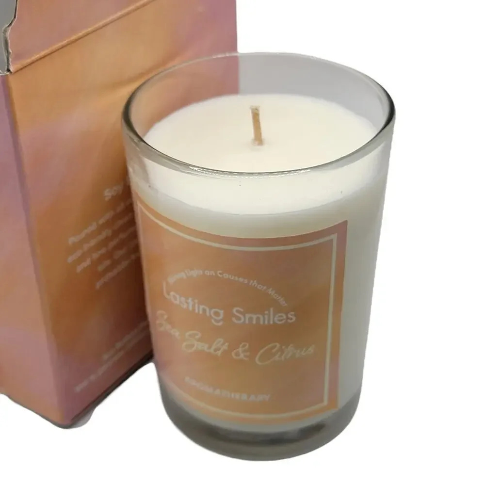 Lasting Smiles Sea Salt & Citrus Aromatherapy Candle